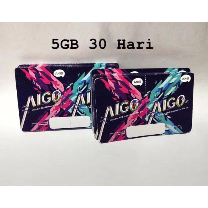 Voucher Internet Data Termurah Terbaik Axis 5GB 1 BULAN / 30 HARI