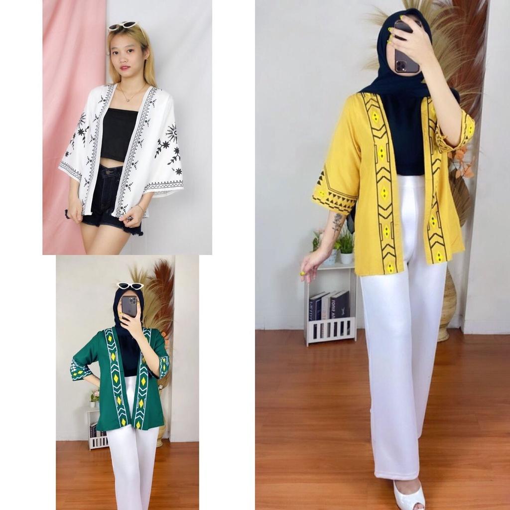 CARDY TRIBAL ZS 776 CARDIGAN WANITA KOREAN STYLE FASHION CEWEK KEKINIAN