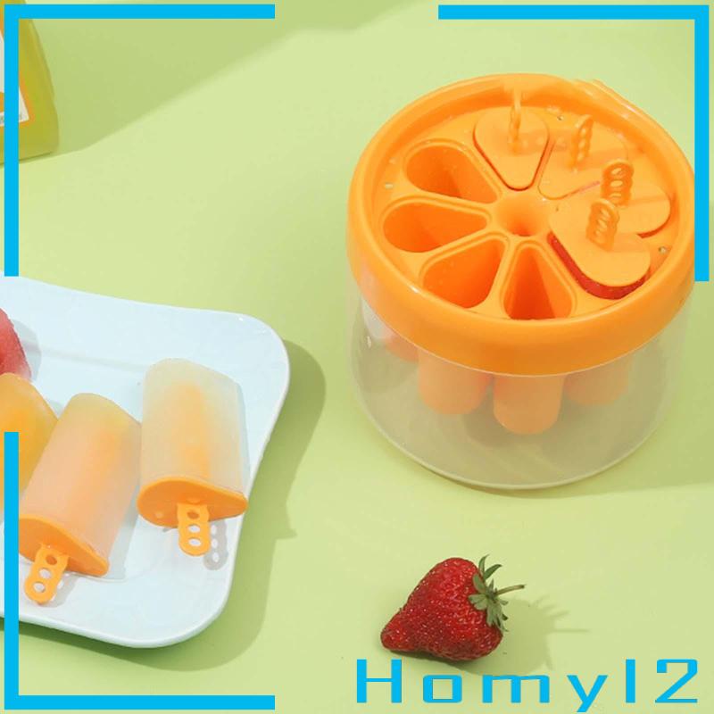 [HOMYL2] Cetakan Es Krim Dengan Stik Pelepas Mudah Perlengkapan Pesta Musim Panas Popsicles Molds