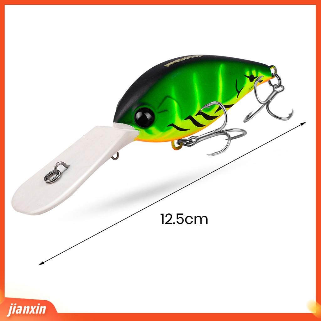 (In Stock) 12.5cm /24.5g Umpan Palsu 3D Simulasi Fisheye Tajam Kait Realistis Menggoda Angling Fatty Mengambang Batu Umpan Memancing Luar Ruangan