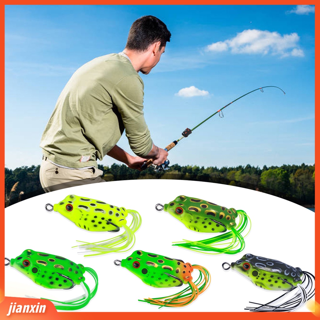 (In Stock) 6cm /12.5g Umpan Bionic Tajam Kait 3D Mata Kodok Desain Simulasi Realistis Angling Ikan Hitam Jalan Umpan Palsu Memancing Luar Ruangan