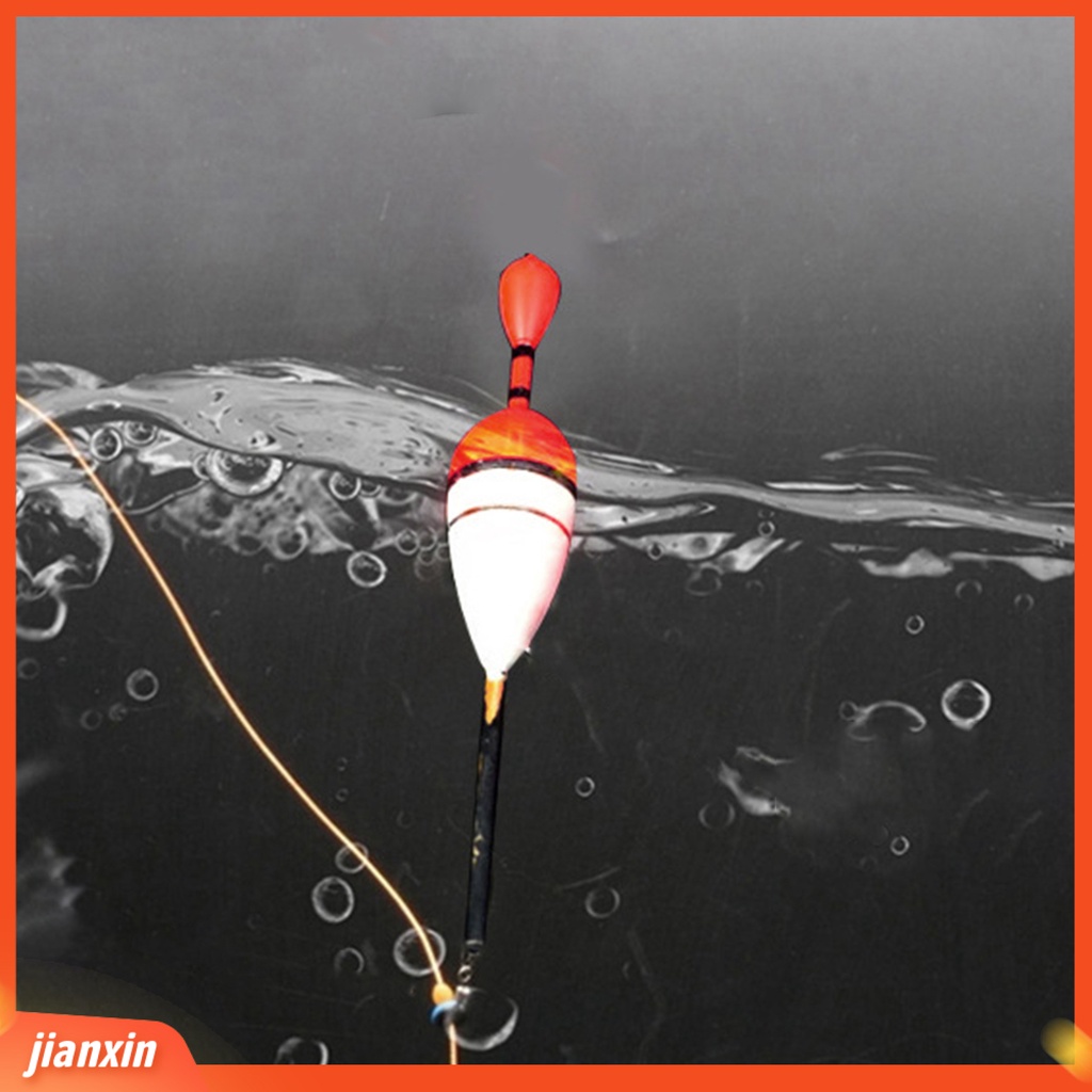 (In Stock) 15Pcs /Set Daya Apung Kuat Angling Float Permukaan Terang Ringan Pelampung Vertikal Memancing Laut Aneka Umpan Angling Untuk Memancing Malam Hari
