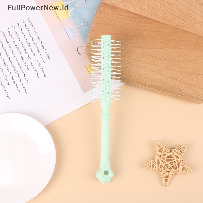 Power 1PC Roll Brush Sisir Rambut Bulat Wavy Curly Styling Care Curling Alat Salon ID