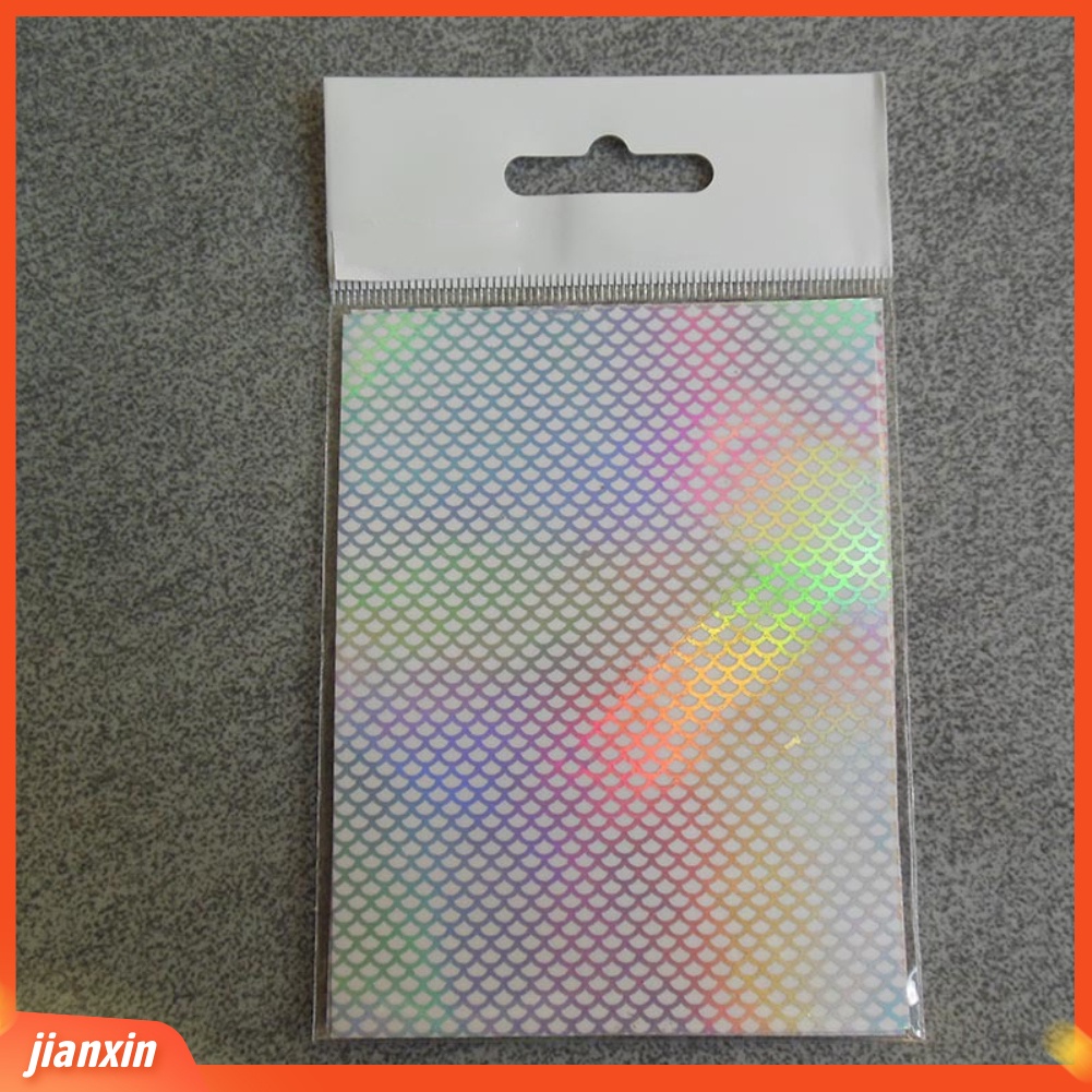 (In Stock) 2Pcs Film Perekat Hologram Flash Fishing Lure Sticker Tape Ikan Aksesoris