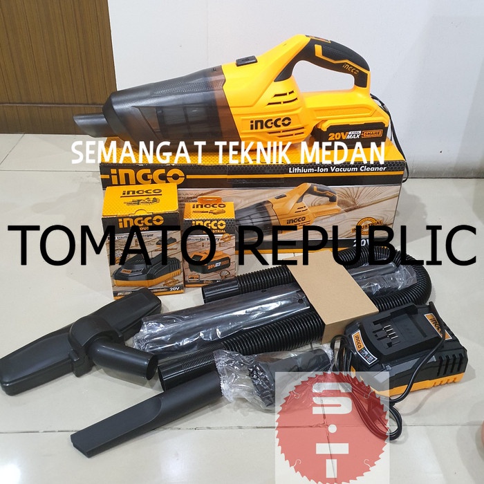 Murah CVLI2001 VACUUM VACUM CLEANER CORDLESS SEDOT HISAP DEBU 20V 4AH INGCO YGC589