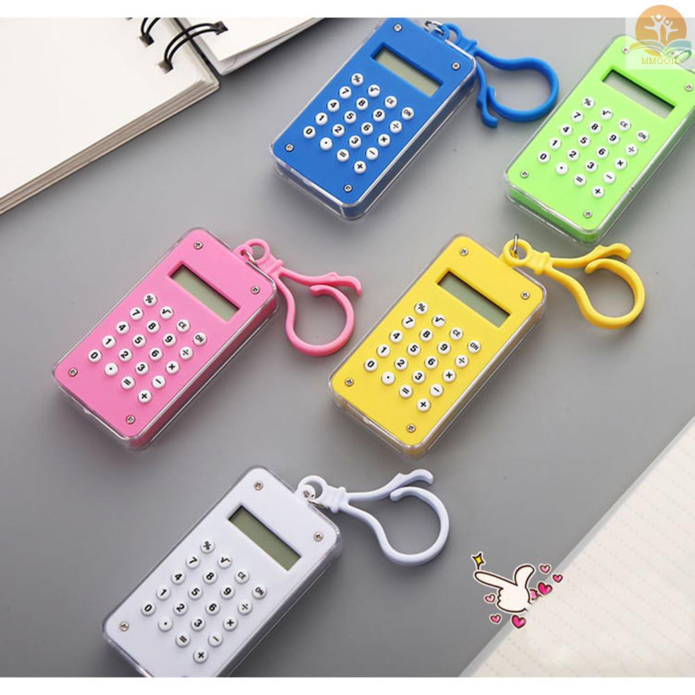 In Stock Kalkulator Lucu Mini Dengan 8digit Display Kalkulator Elektronik Saku Portabel Warna Permen Untuk Kantor Siswa Sekolah Anak Perlengkapan Alat Tulis Belajar Matematika Random C