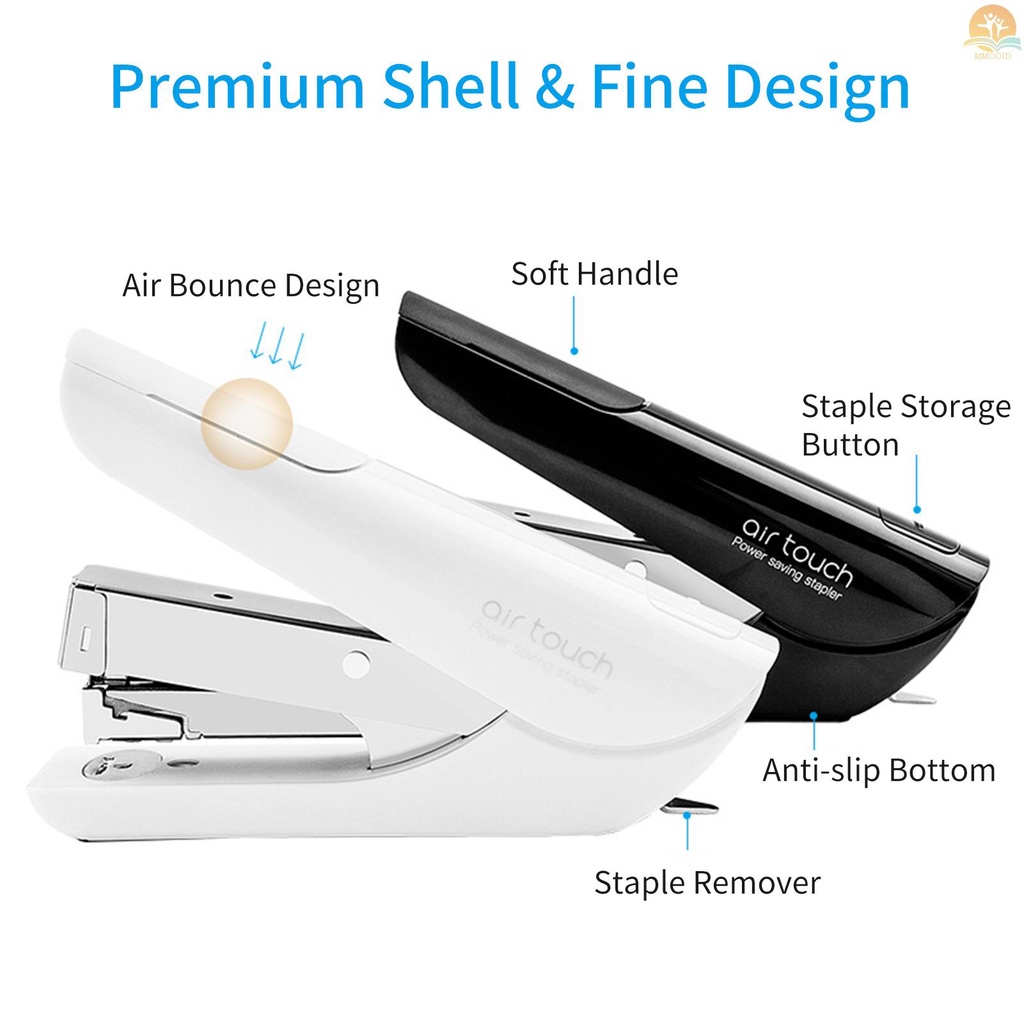 In Stock KW-triO Desktop Stapler Kapasitas 20Sheet Untuk Pengikat Kertas Mengurangi Usaha Cocok Untuk Staples 24 /626 /6 Untuk Perlengkapan Rumah Kantor Sekolah Toko