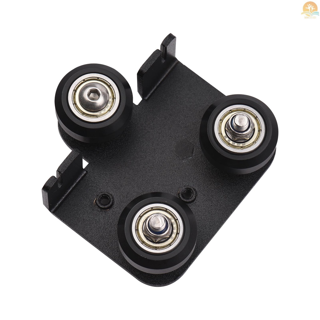 In Stock 3D Extruder Back Support Plate Dengan Pulley 3D Printer Parts Aksesori Extruding Backplate Untuk Ender 3ender 3X Pro CR-10 CR-10S S4 S5 Series 3D Printers 1Pcs