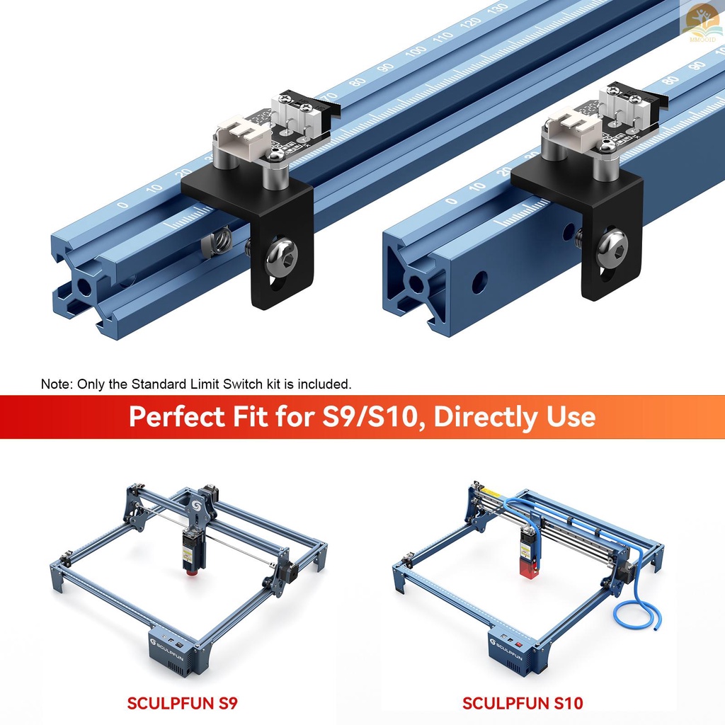 In Stock SCULPFUN S9 /S10 Standard Limit Switch Open Homing Fungsi Posisi Cocok Sempurna S9/S10 Mesin Ukir Dan Potong Cocok Untuk45°Balok Alumunium Slot V Mudah Masuk