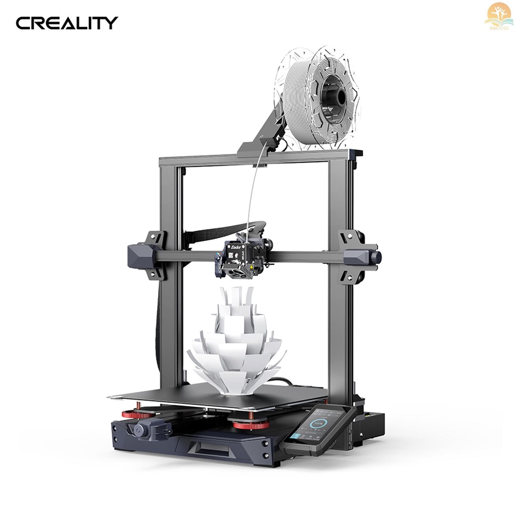 In Stock Creality 3D Ender-3 S1 Plus Desktop 3D Printer FDM 3D Printing Dengan Sprite All Metal Extruder 300x300x300 /11.8x11.8x11.8in Build Size PC Spring Steel Printing Platform