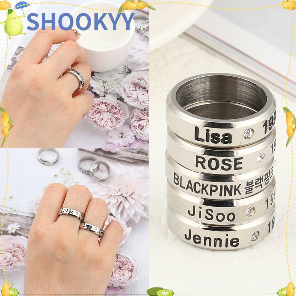 CHOOKYY Perhiasan Fashion Titanium Keliling Idola Paragraf Sama