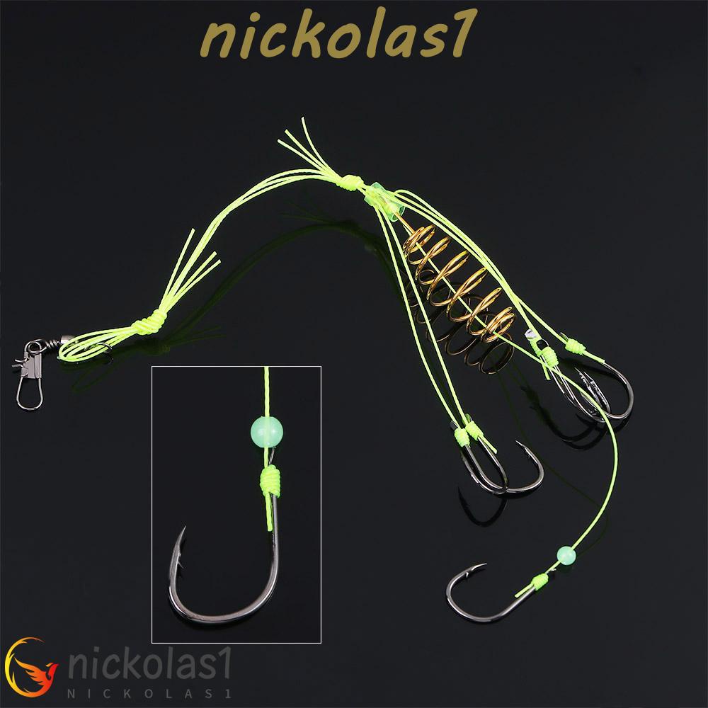 NICKOLAS1 Kait Pancing Ledakan Throw Rod Hook 4PCS /box Fishing Tackle Aksesoris Anti-Gantungan Ujung Pancing Pancing Air Laut Memancing Alat Accessorie