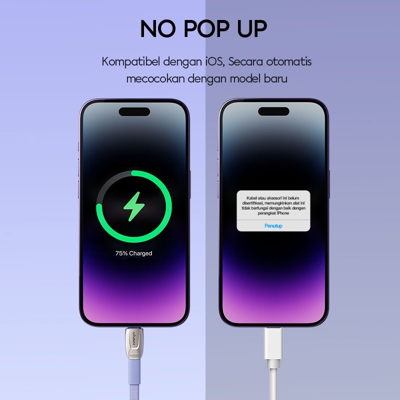 VIVAN Kabel Data BTK-CL / Charger USB Tipe C Ke Lightning BISA Untuk iPhone 14 / 13pro Max 13 / 12 / 11 / XS / XS Max / XR / X / 8 / 8plus / 7
