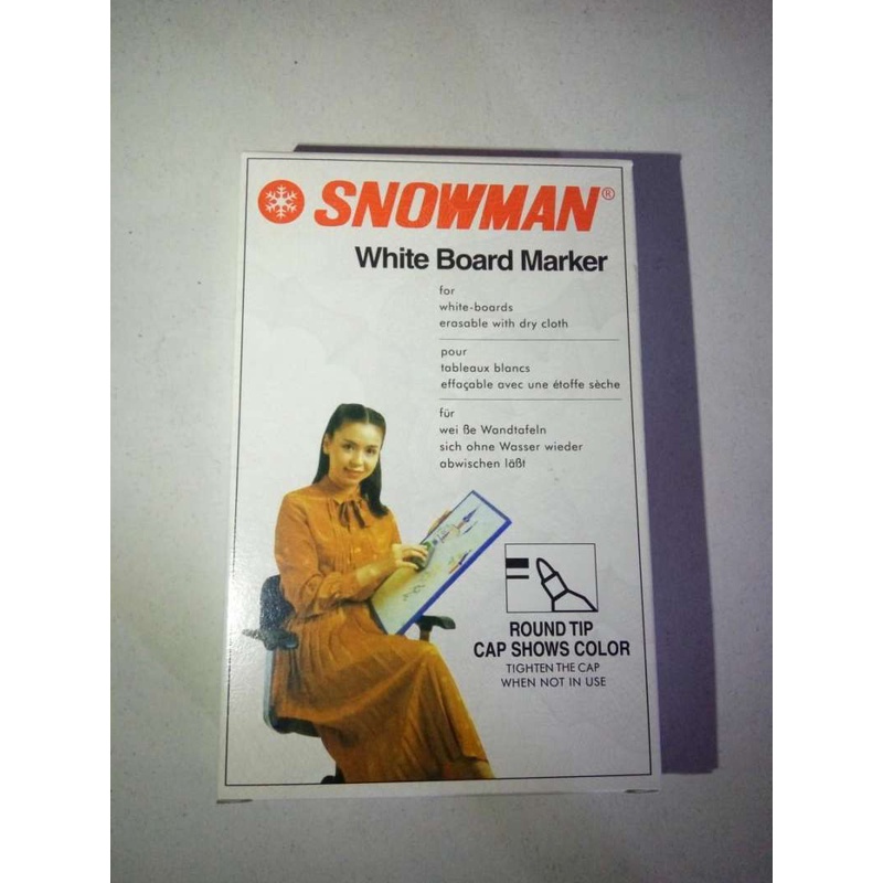 

Spidol Snowman BG-12 White Board Marker