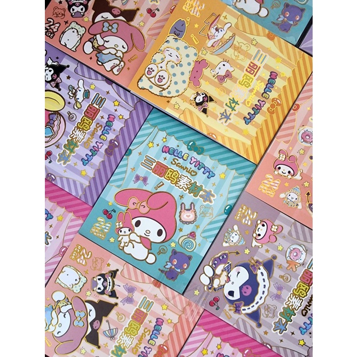 

Stiker Pokemon Sticker Book Sanrio Buku Stiker Karakter / Sticker Karakter dengan Spatula