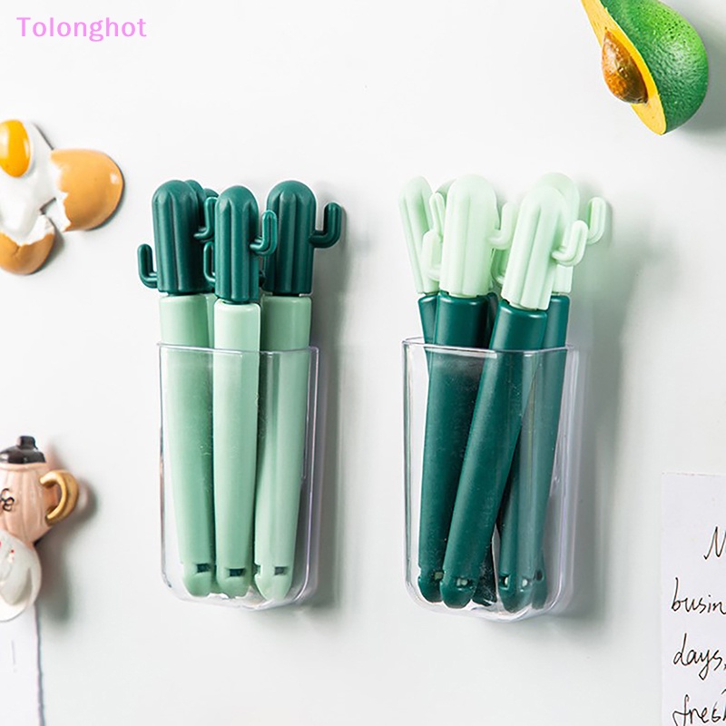 Tolonghot&gt; 5pcs Portabel Penyimpanan Dapur Makanan Snack Seal Sealing Bag Clips Cute Cactus Sealing Clip Fresh-keeping Tea Sealing Clip well