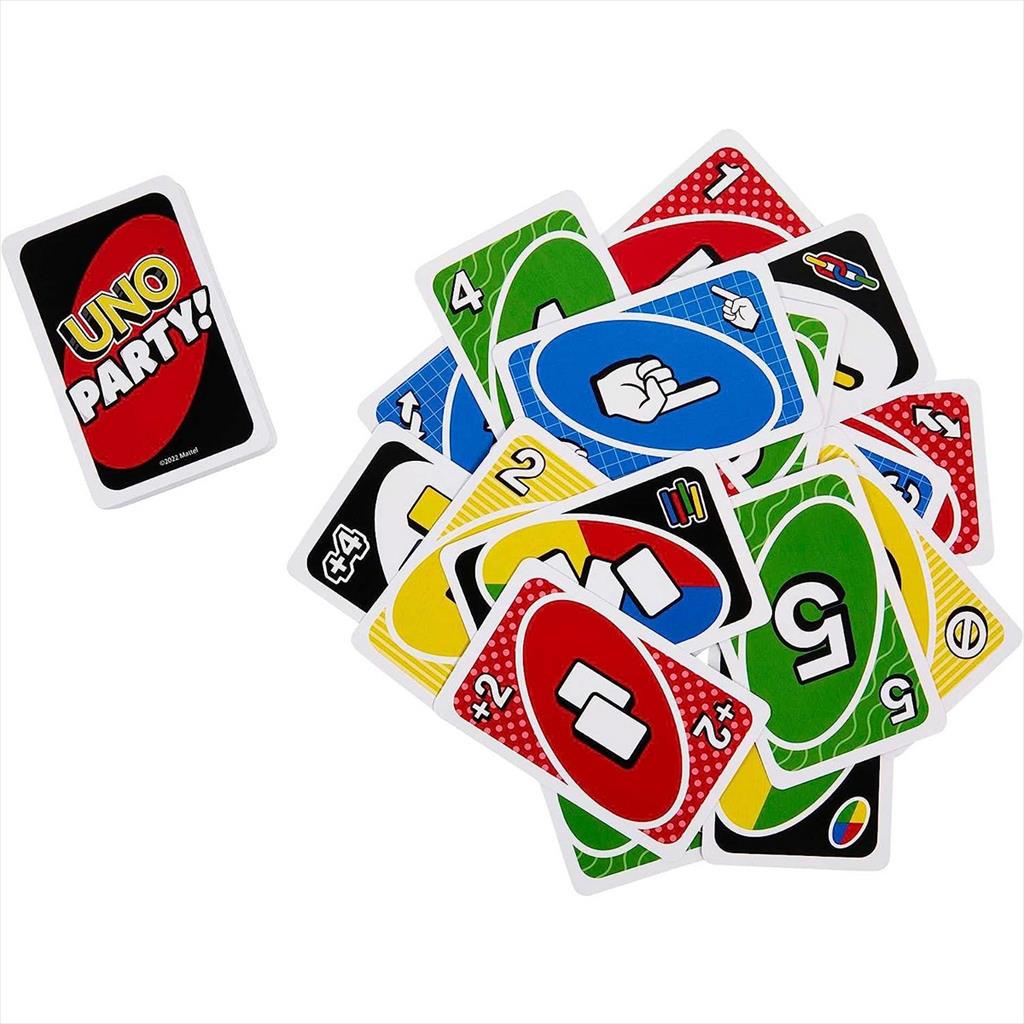 Mattel HMY49 UNO Party Card Board Game Family