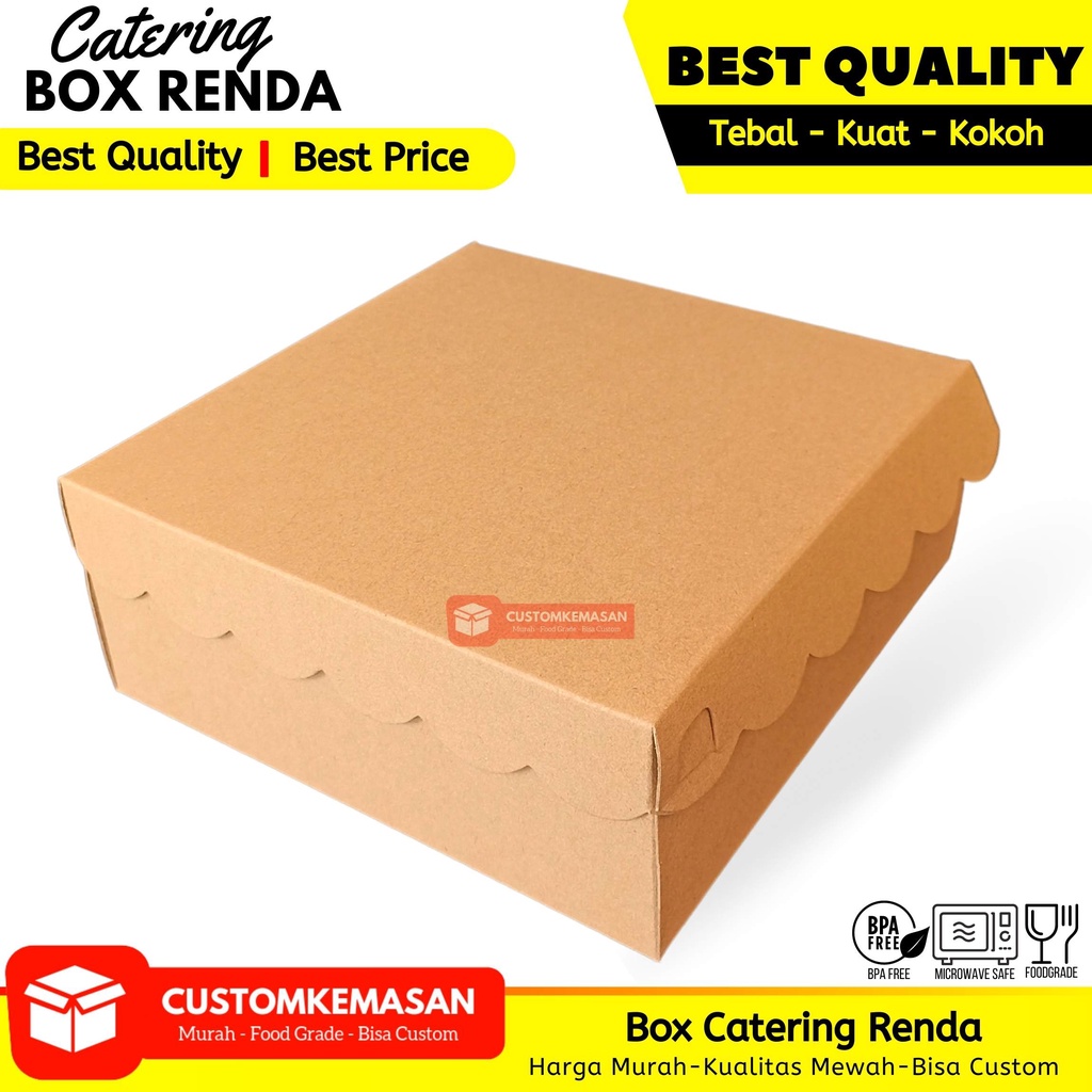 Dus Catering / Box Nasi / Kemasan Ayam Bakar / Box Catering / Lunch Box / Dus Nasi