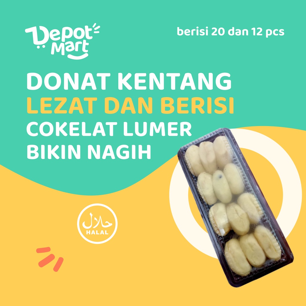 

Donat Kentang Frozen Mini dan Reguler dari Donita Food