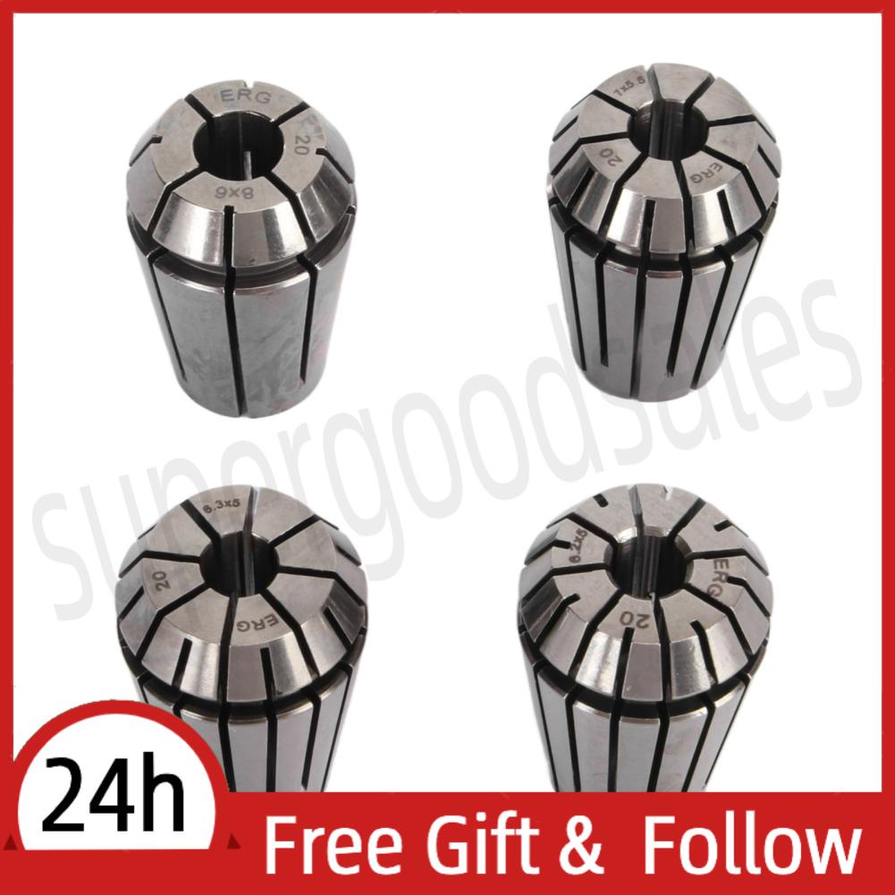 Supergoodsales Spring Collet Set  Chuck High Carbon Steel 4 Jaw 4Pcs Easy To Install Sturdy Good Grip for Engraving Machines Home