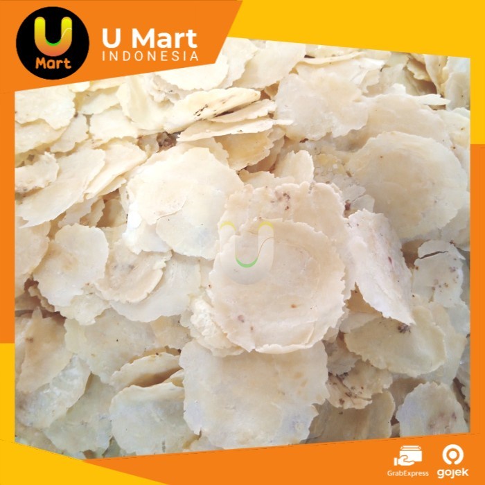 

✨Ready Stok✨ - U Mart - Emping Melinjo 1 kg Tipis Mentah Kecil Khas Limpung