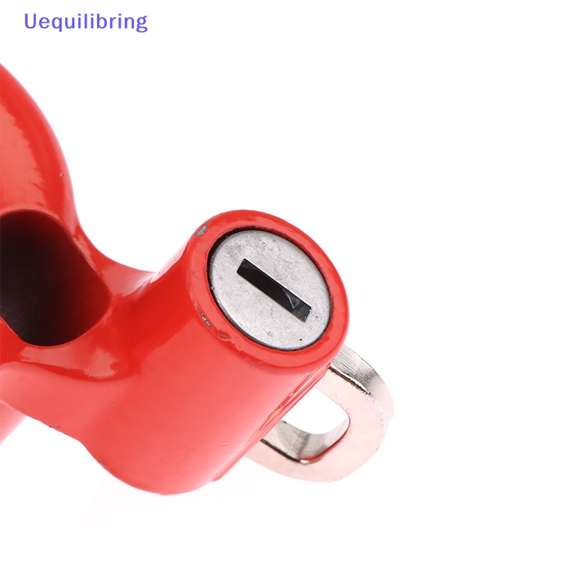 Uequilibring 1Pc Universal Aluminium Alloy Kunci Helm Motor Stang Sepeda Helm Safety Lock Dengan Kait Aksesoris Baru