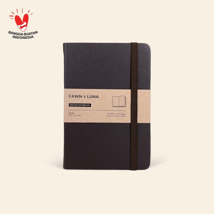 

✨BISA COD✨ -Notebook / Journal A6 Small - Woodside Brown - Buku Jurnal / Agenda - Dotted