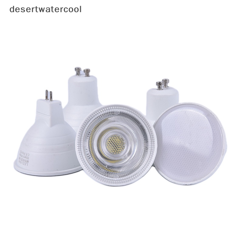 Deid Dimmable GU10 COB Lampu Sorot LED 6W MR16 Bulbs Light 220V Putih Lampu Down Light Martijn