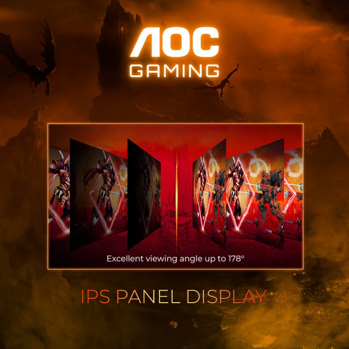 AOC 24G2SP Gaming Monitor 23.8&quot; Inch IPS FHD 165Hz G-Sync Compatible