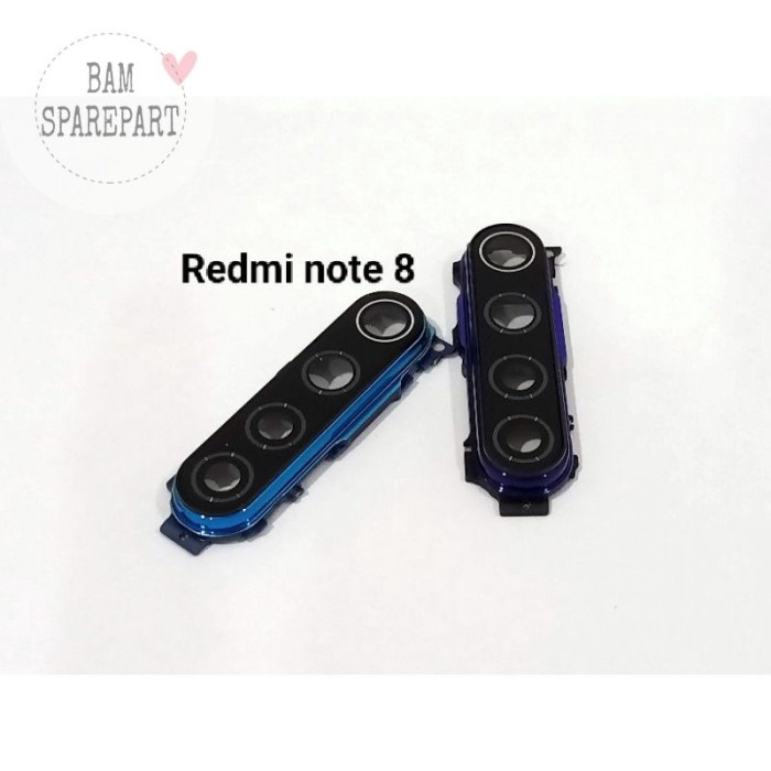 kaca lensa kamera belakang | Ring Lensa kamera Xiaomi Redmi note 8 ~ kaca kamera hp ~ sparepart hp