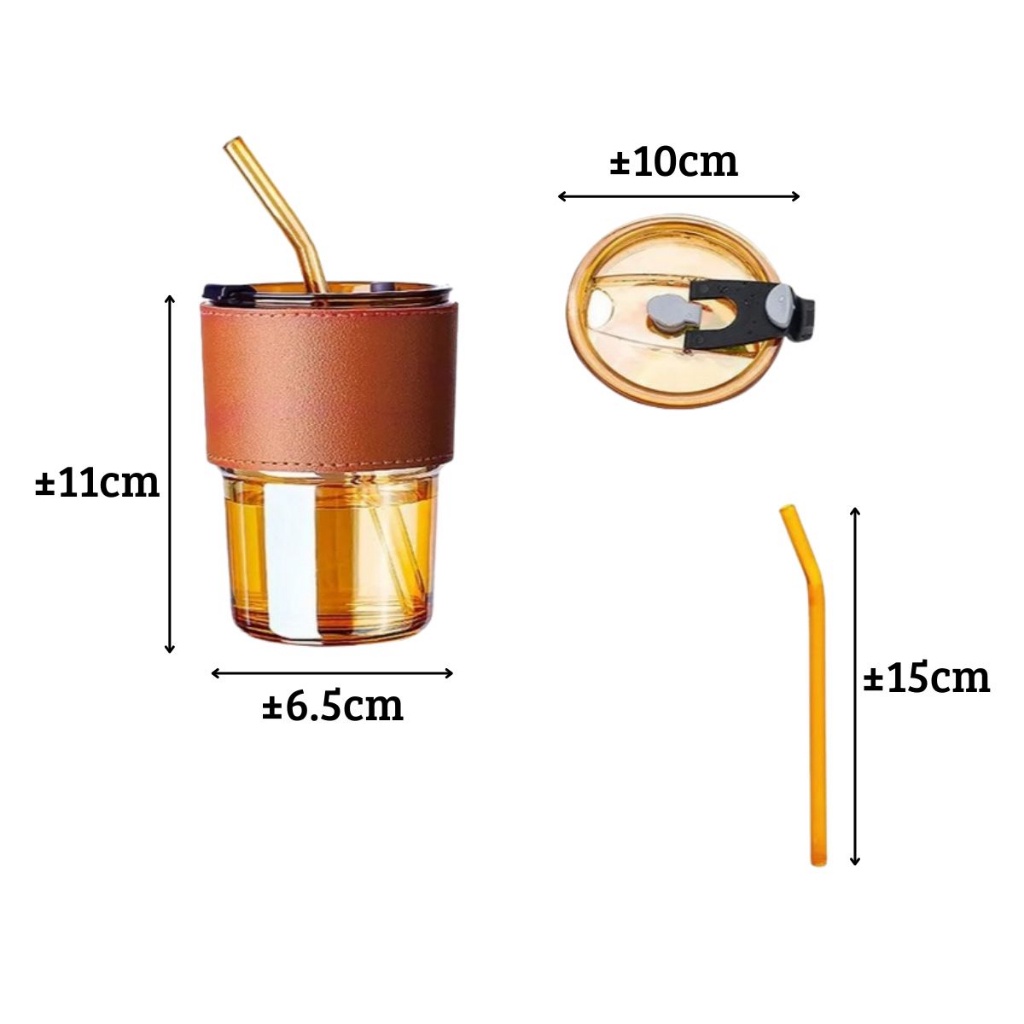 Gelas Kaca Tumbler Aesthetic