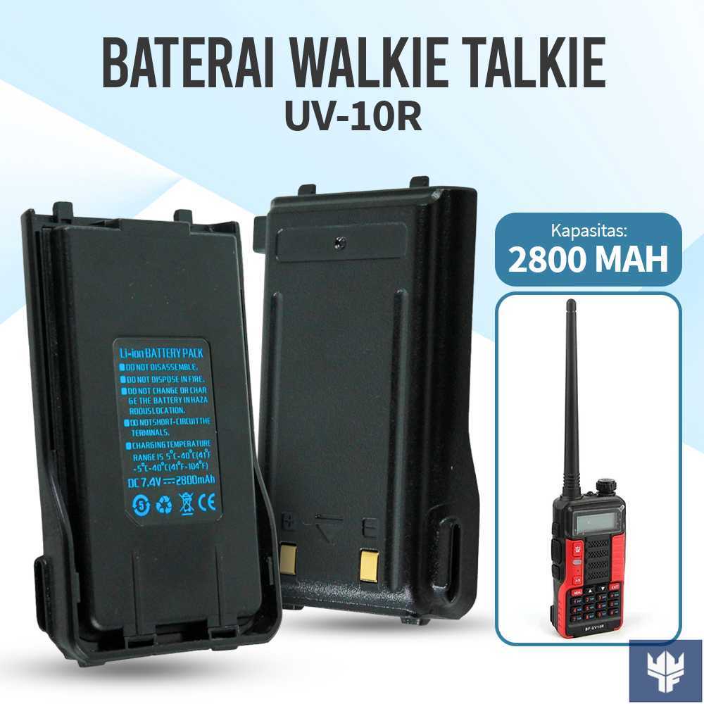 POFUNG Baterai Walkie Talkie UV-10R 2800 mAh