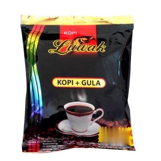 

Kopi Luwak Hitam Kopi + Gula 1 Renceng 18 Sachet @25gr ORIGINAL