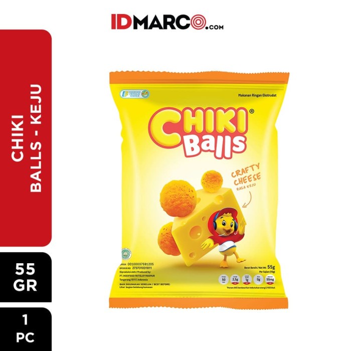 

Chiki Ball Cheese 55 Gr