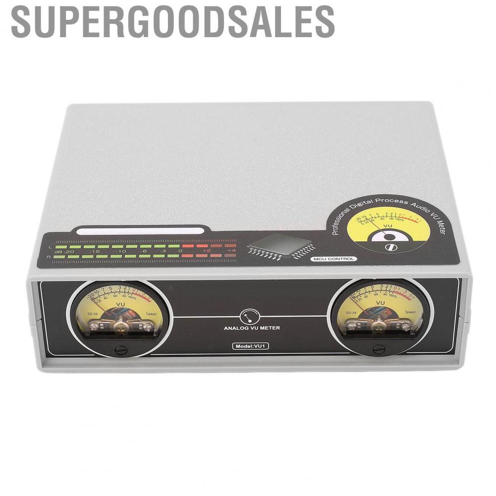 Supergoodsales Audio Switcher Box   Connection Dual Analog VU Meter Automatic Adjustment High Sensitivity for Decoration