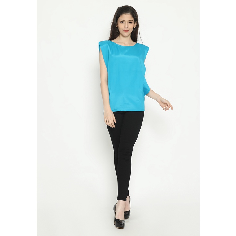 Mobile Power Ladies Monotone Simple Top Sunset - Blue D10027