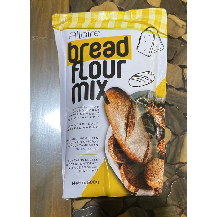 

BEST SELLER Allaire Tepung Ketobetic bread flour mix/keto/low carb @500Gram