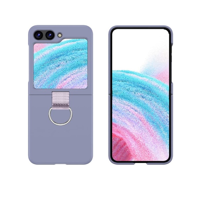 Case Samsung Galaxy Z Flip 5 Flip5 Matte Ring Phone Case