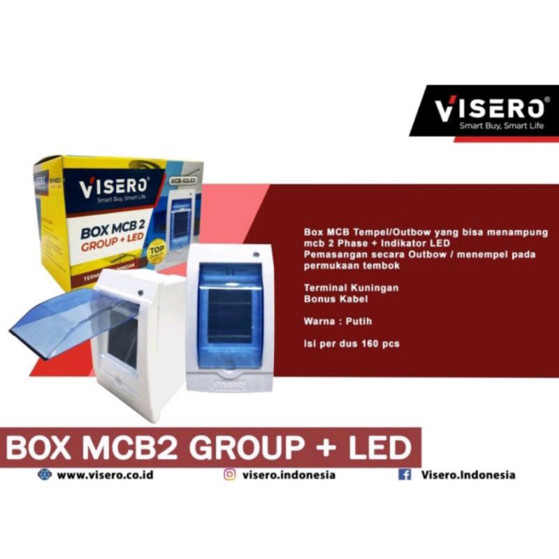 MCB Box 2 Grup Kotak MCB Visero 2 Group