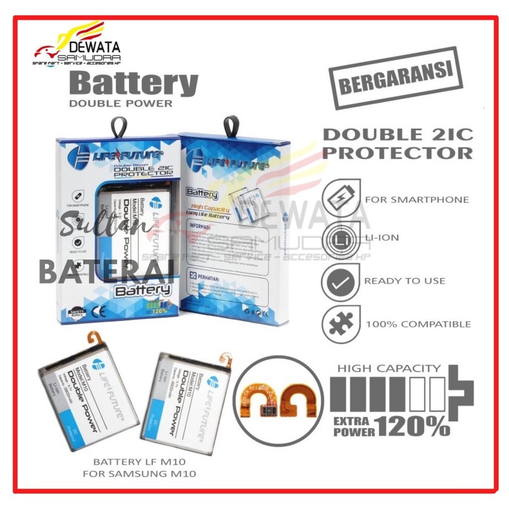 Baterai - Batrai - Battery Samsung Galaxy M10 Life Future ( SULTAN BATERAI )