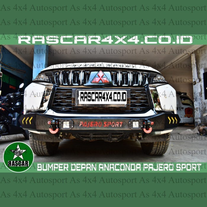 bumper depan pajero sport