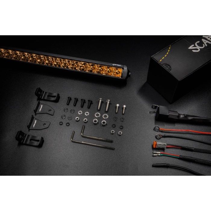 LIGHTFORCE VIPER LIGHT BAR Logo 30 INCH AMBER SINGLE ROW LED