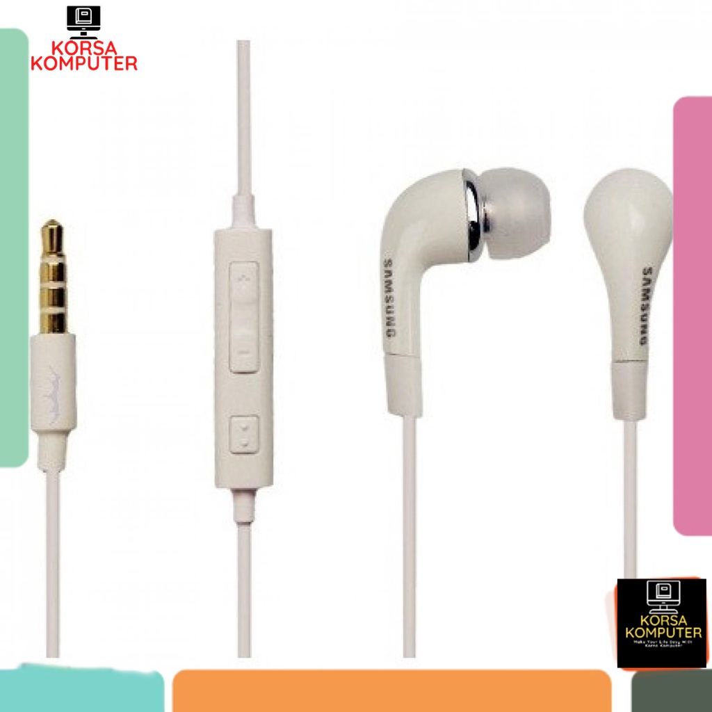 Headset Samsung Stereo Headset Earphone Handphone Headset HP Samsung Original - GH59-11720J Original