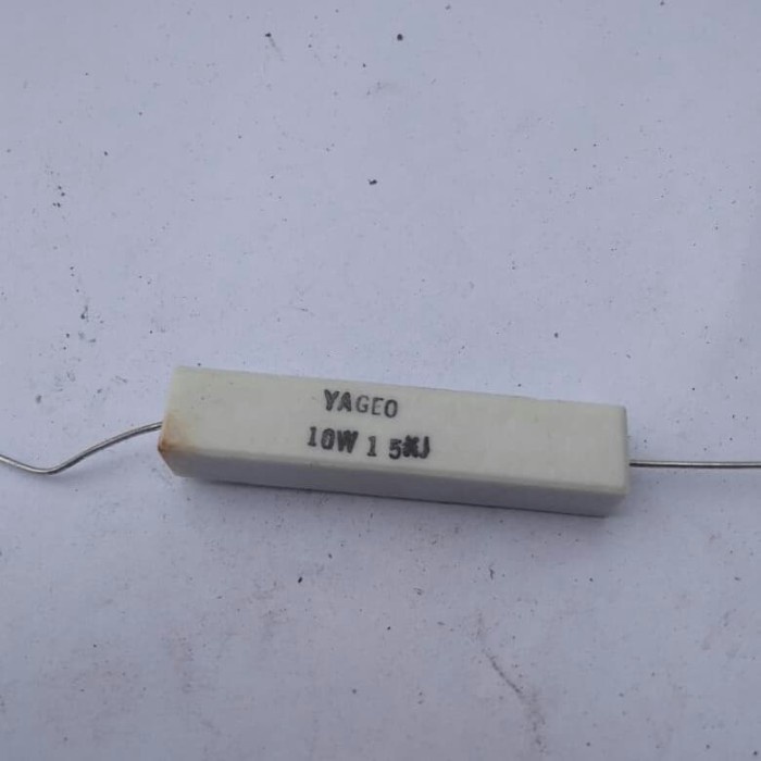 ((4pcs)) Resistor 10W 15K ohm 10 watt Tyas Elektro