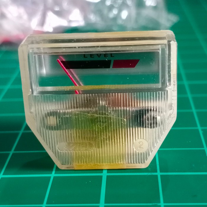 Part vu meter level audio radio analog Tyas Elektro