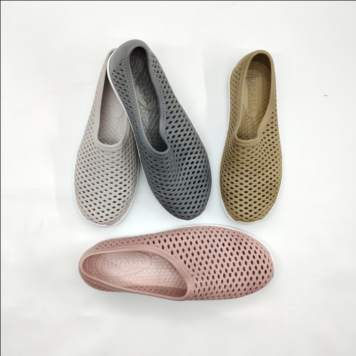 Fuhaha Sepatu Wanita Crocs Ori 713 - Hitam, 36