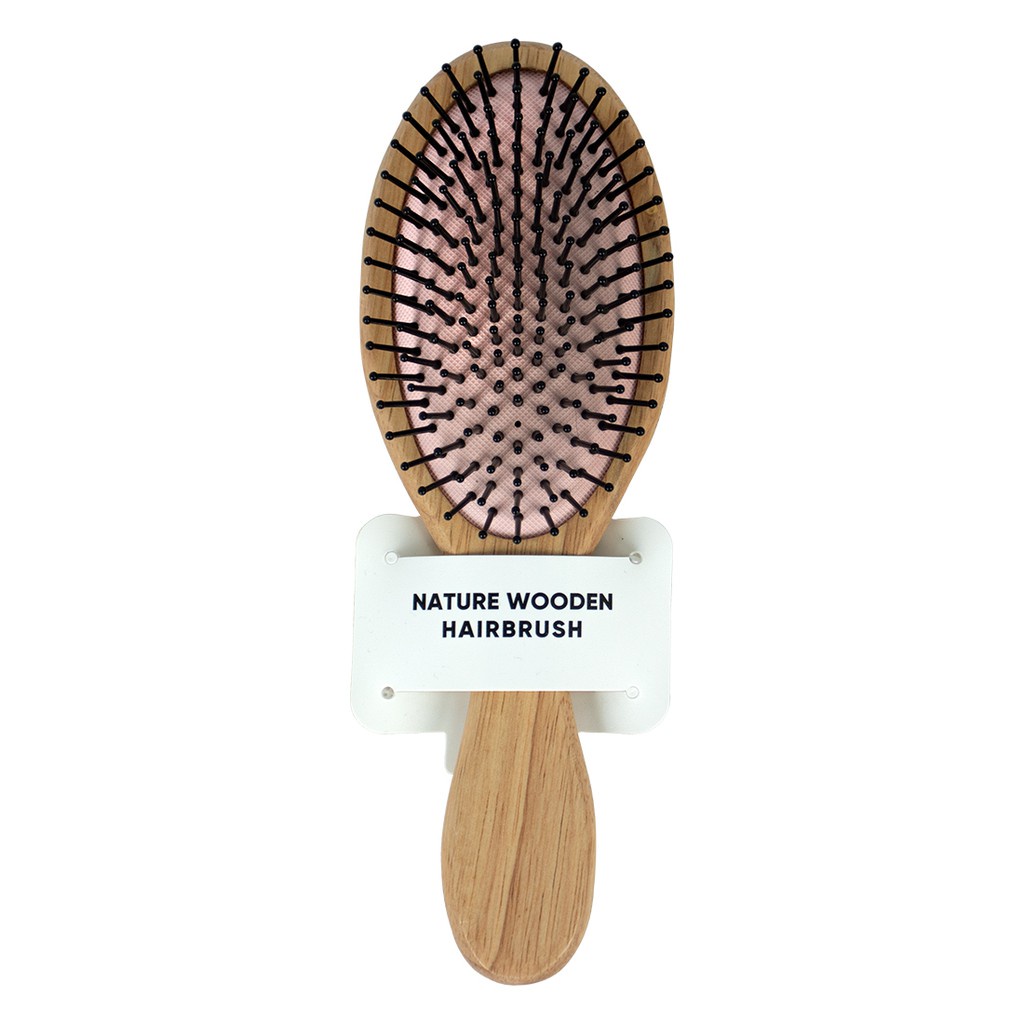 Sisir Rambut kayu Wanita MINISO Hair Brush Massage Comb Anti-static Comb sisir rambut rontok dan kus