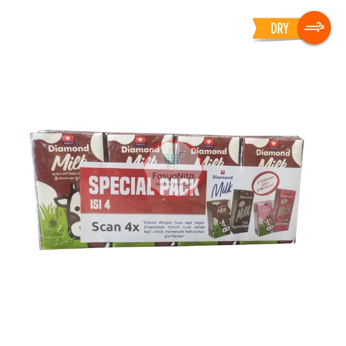 

DIAMOND UHT MILK CHOCOLATE 125 ML SPC PACK 4PCS