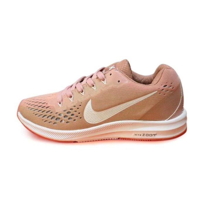 NIKE Zoom Pegasus 34 Sepatu Sneakers Wanita - Merah Muda, 46
