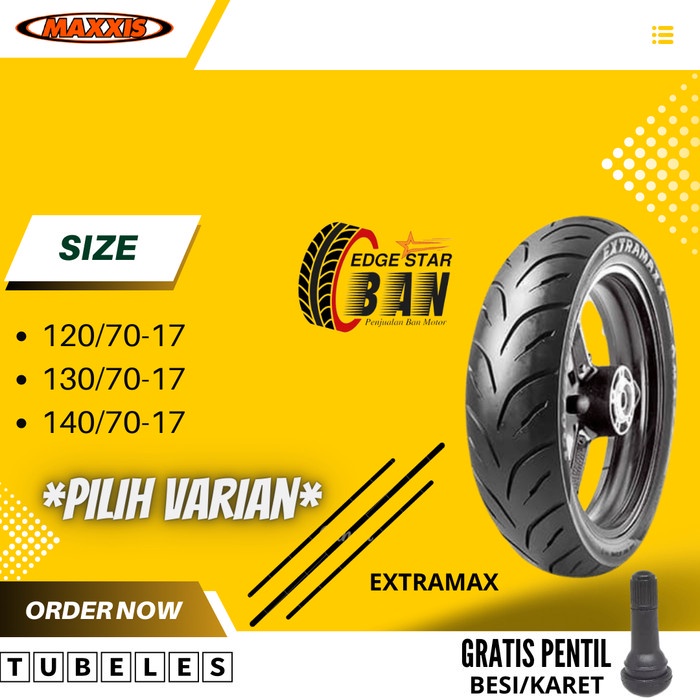 BAN MAXXIS M6234//EXTRAMAX (120-70-17)(130/70-17)(140/70-17)TUBELESS